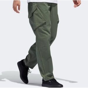 Adidas Skateboarding Cargo Pants Mens 32x32 (32x29) Green Y2K Skater Baggy